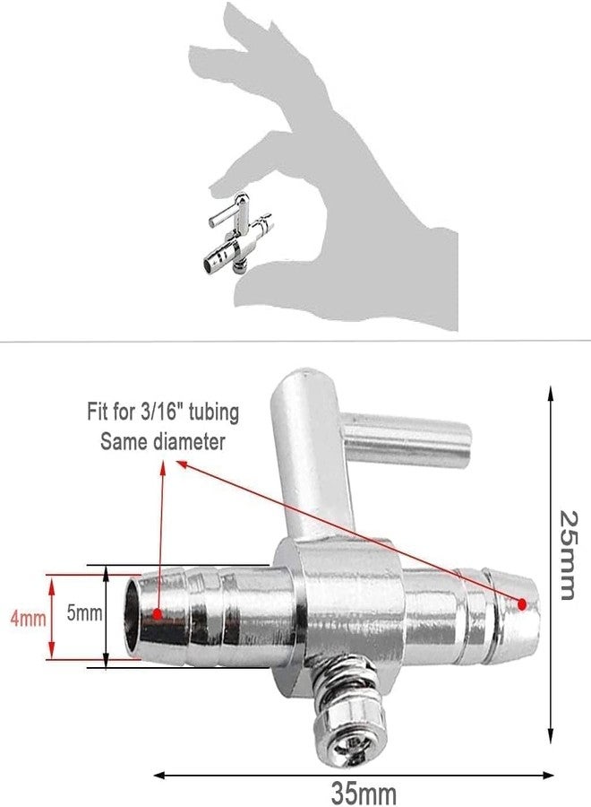 bnafes صمام أحادي الاتجاه لمضخة التحكم في تدفق الهواء لحوض أسماك الزينة من bnafes، 8 قطع - Image 4